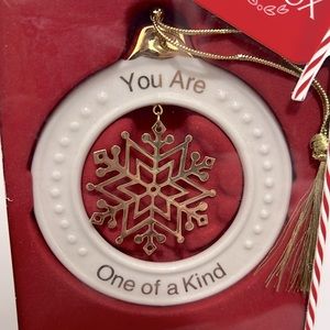 Lenox Christmas Tree Ornament - You Are One of a Kind, Snowflake